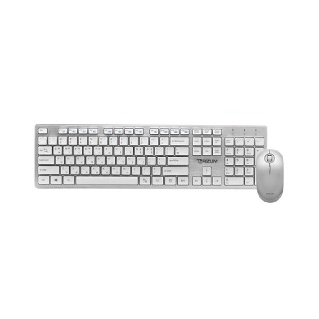 Rizum M10 Wireless Keyboard Silent Mouse Combo ,Gaming Keyboard Korean/English 