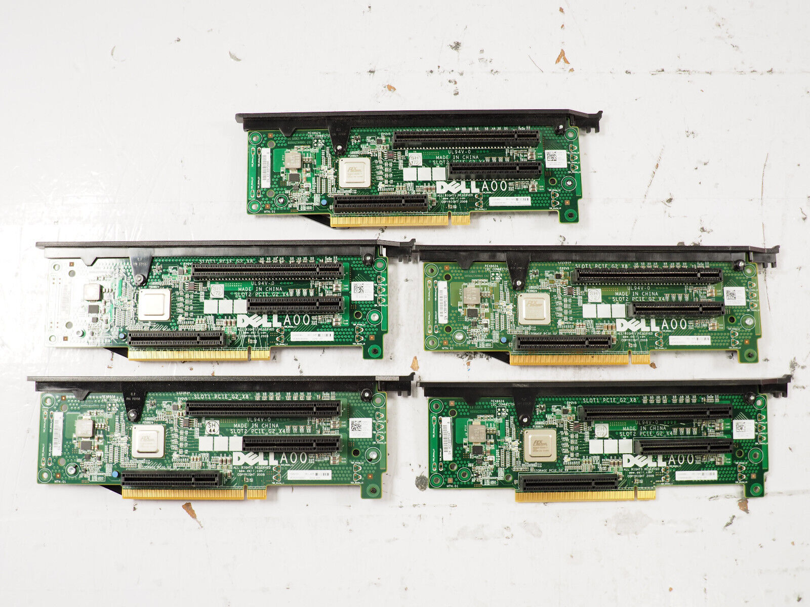 Lot of 5 DELL K272N Riser Board PCI-E for Poweredge R715 R815 R810