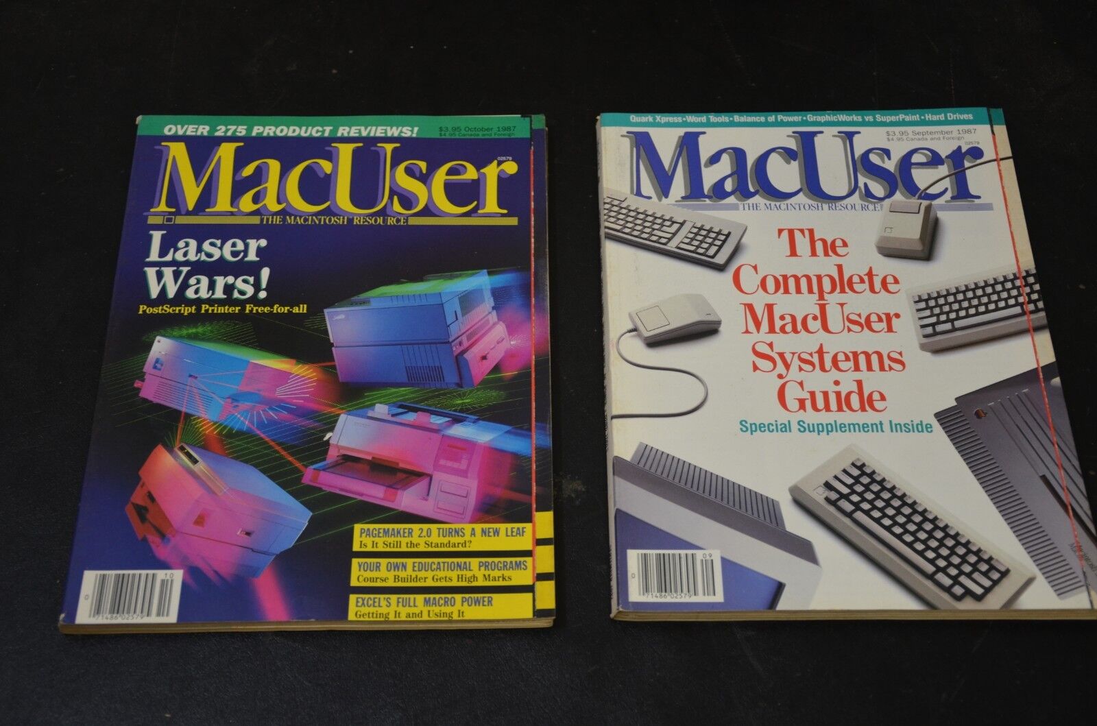 MAC USER Magazine Sept and Oct 1987