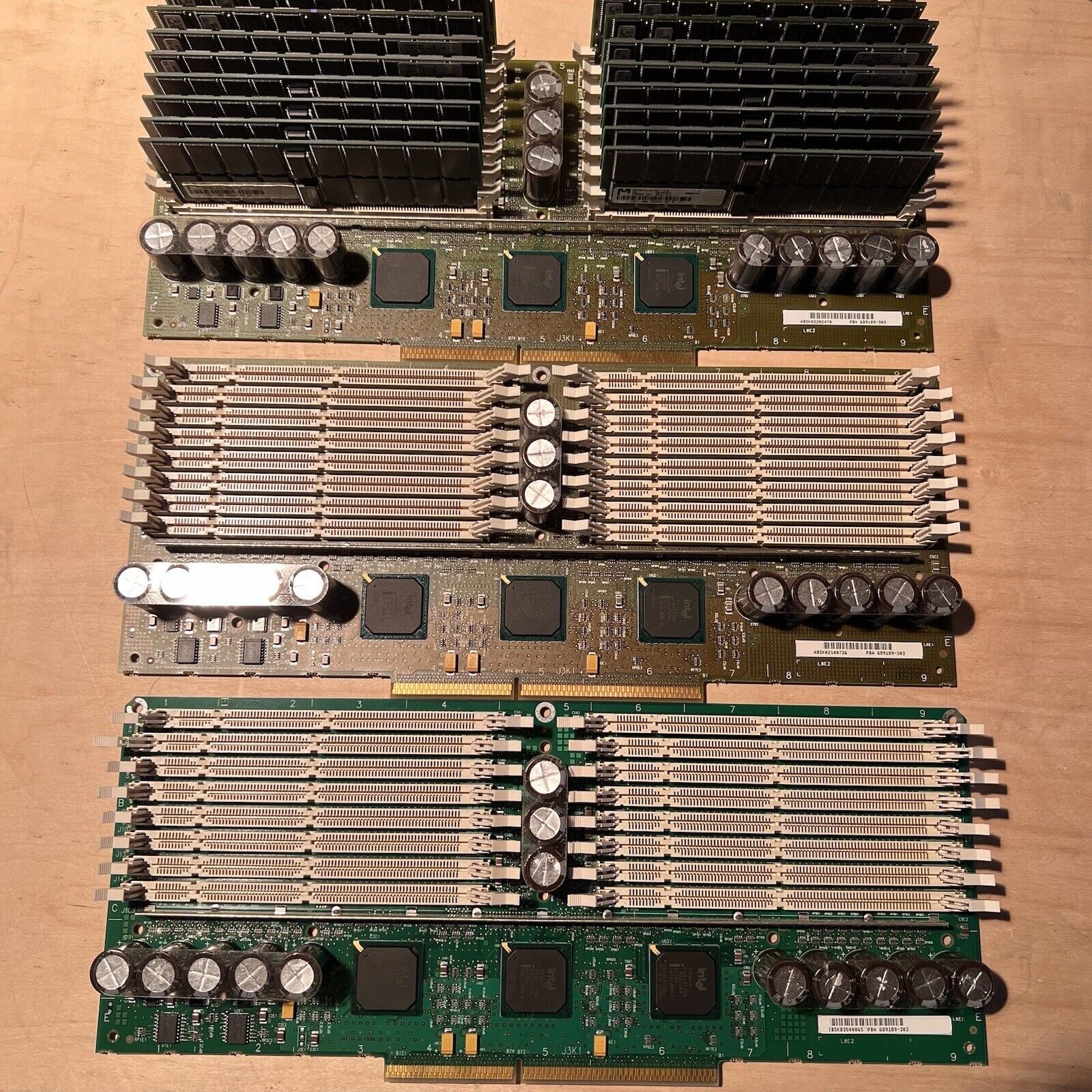 Vintage Intel Sitka Cabrillo SGI Quad Xeon Server Local Bus Memory Riser Card