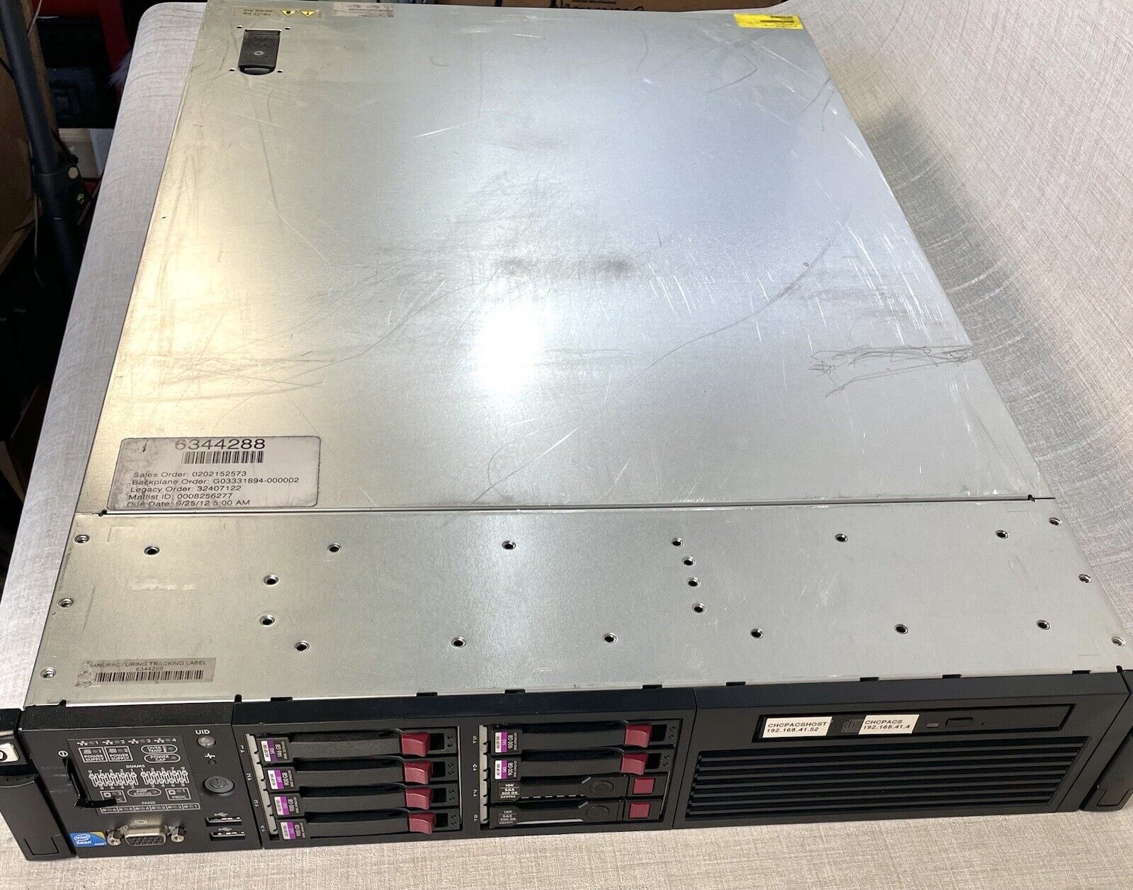 HP Proliant dl380 G7 Server Intel Xeon With Hard Drives