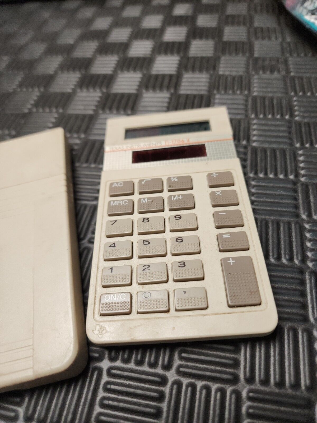 Texas Instruments TI-1706 II Vintage calculator.