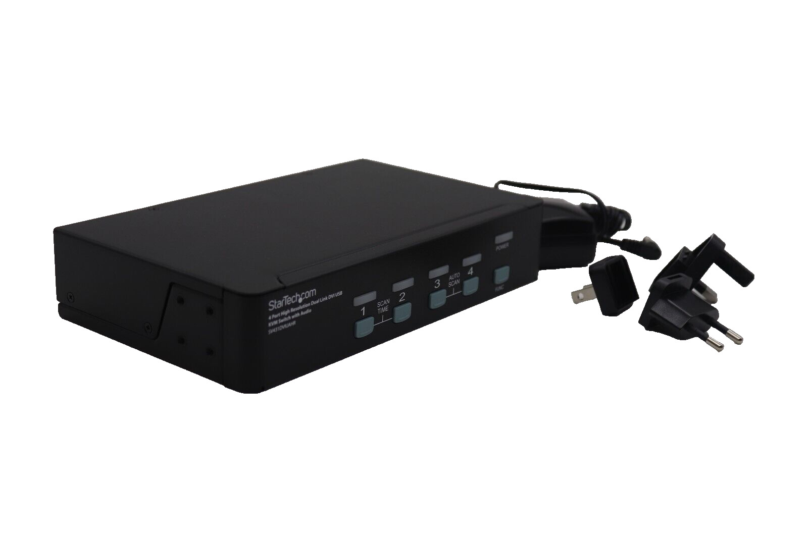 StarTech 4 Port High-Resolution USB DVI Dual Link KVM Switch with Audio (34720)