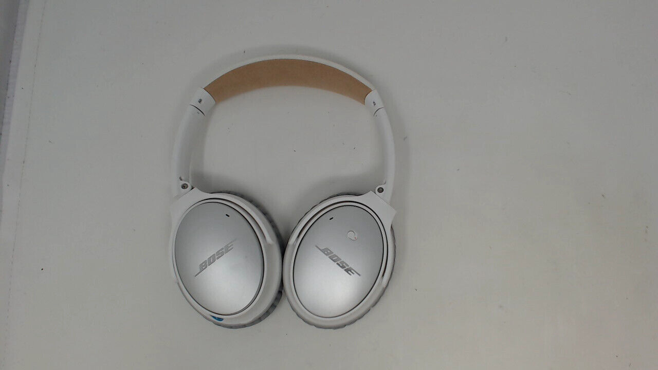 Bose QC 25 WIRED Headphones White - Non OEM Earpads