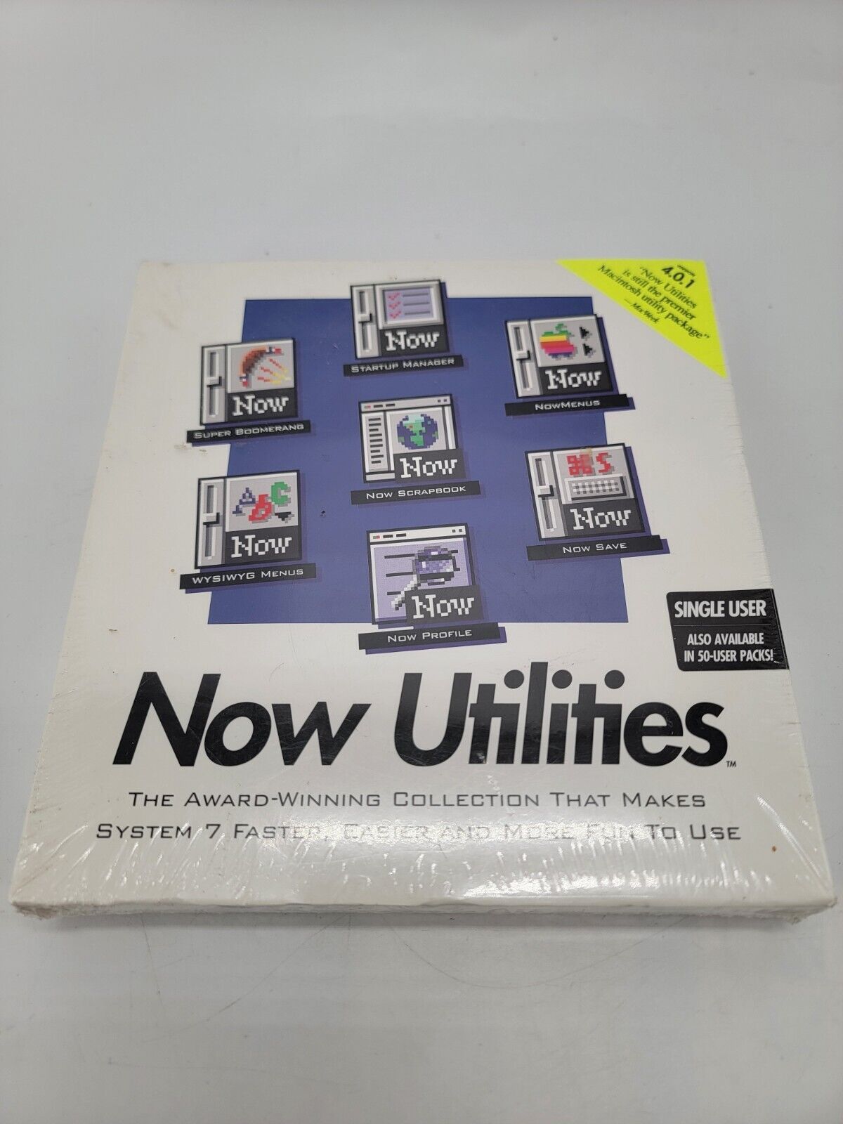 Vintage Now Software Utilities Brand New SEALED Macintosh