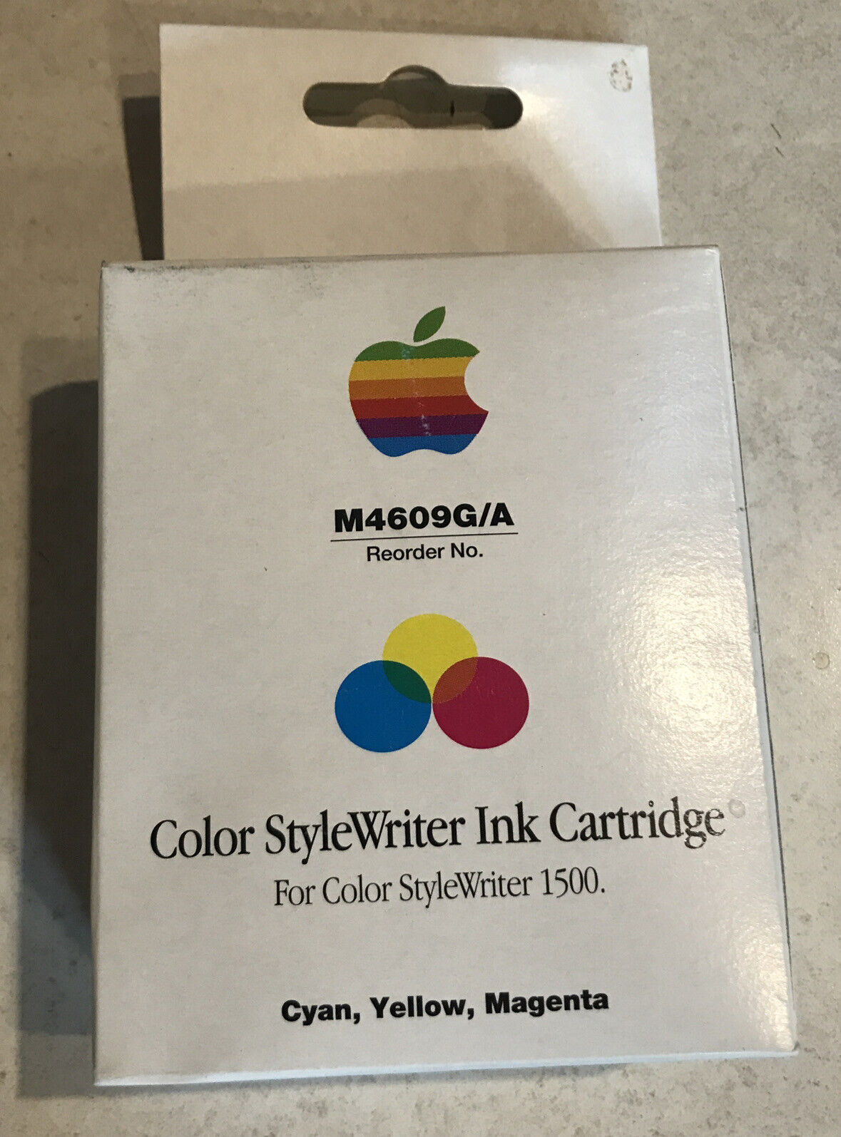 NOS Genuine Apple Color StyleWriter 1500 Color Ink Cartridge Sealed M4609G/A