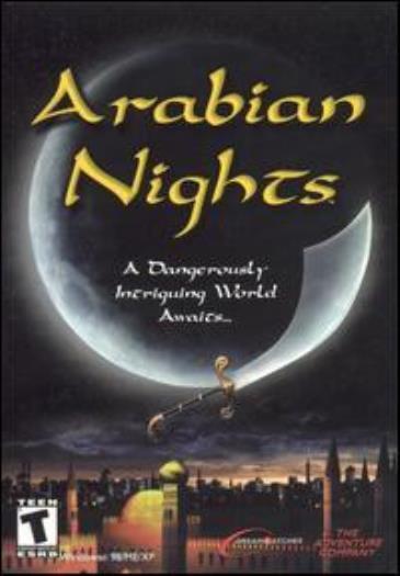 Arabian Nights PC CD desert mystery action adventure game Sheherazade\'s tales