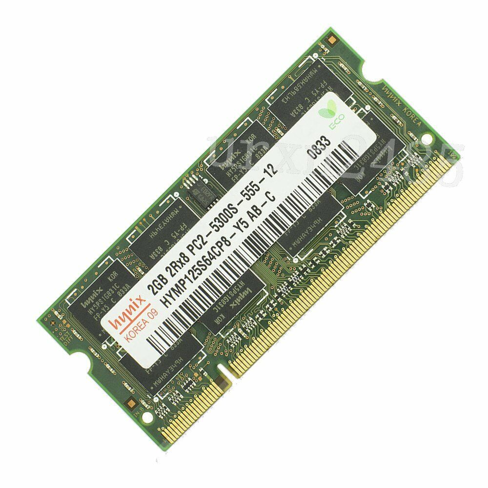 2GB 1GB DDR2-667MHz PC2-5300S 200Pin 1.8V SO-DIMM RAM Laptop Memory For Hynix