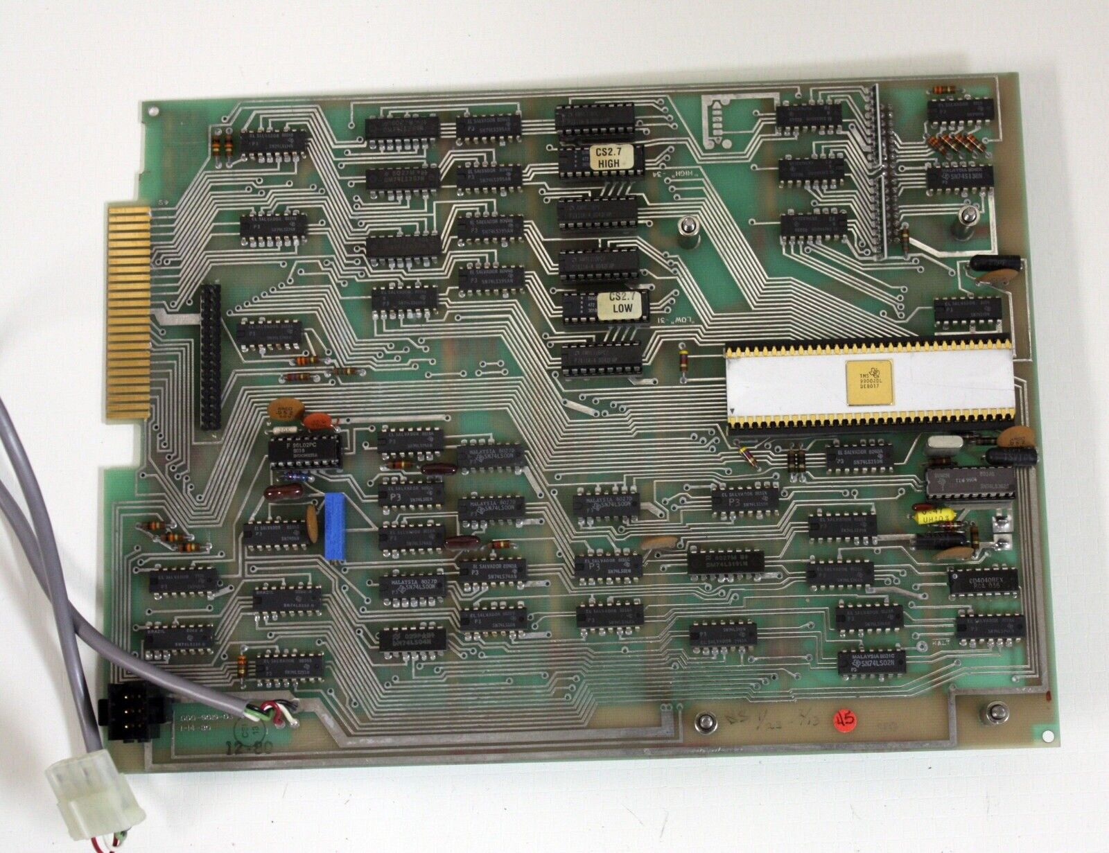 Vtg TI 9900 16 Bit CPU on Disk Controller for Nicolet Explorer III Oscilloscope