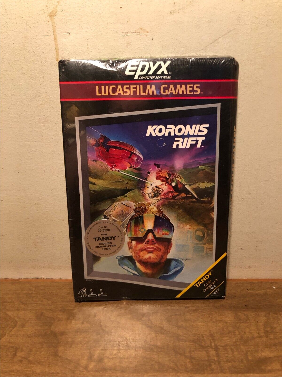 Tandy Color Computer 3 Disk 128K Lucasfilm Games, EPYX Koronis Rift New & Sealed