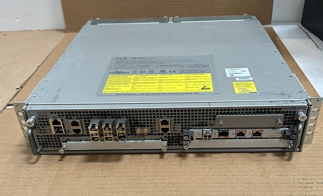 Cisco ASR1002-X Series Router with Dual AC Power