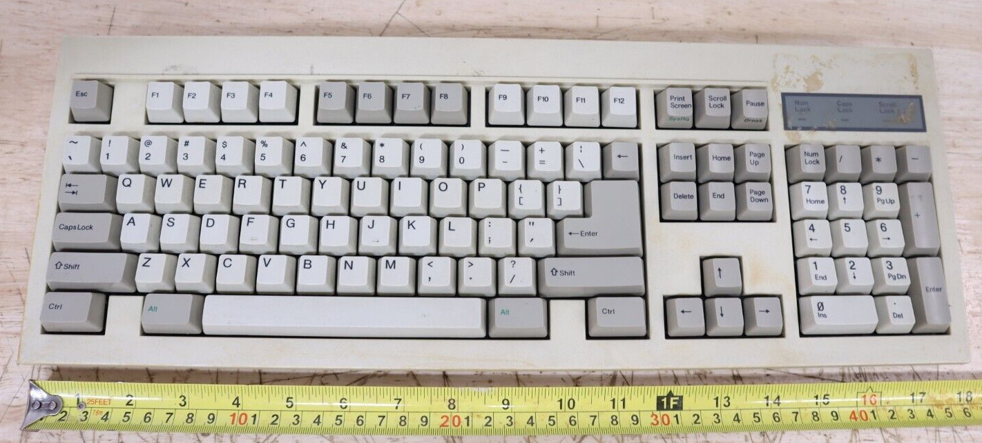 Vintage Nan Tan KB-6251EA Mechanical Keyboard W/ White Alps Switches *UNTESTED