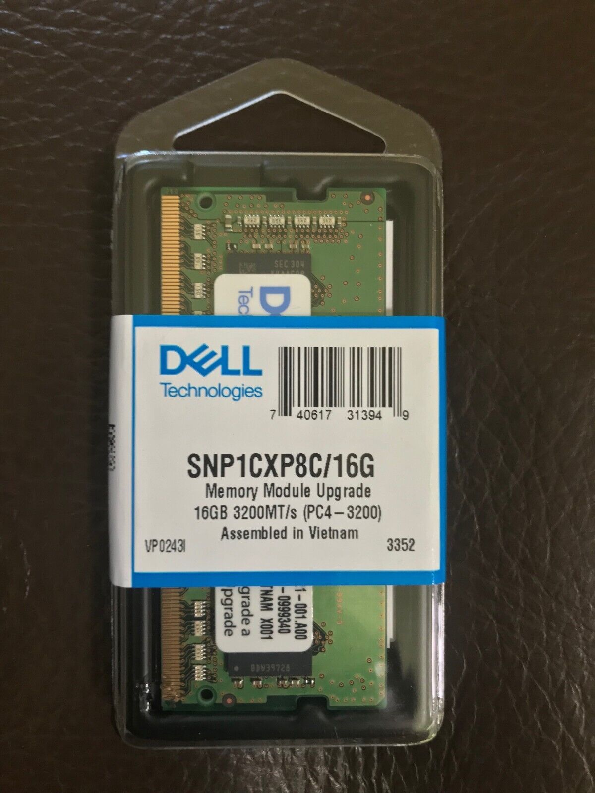 Dell 16GB DDR4 SODIMM 3200Mhz SNP1CXP8C/16G Laptop Notebook Memory 16 GB Sealed