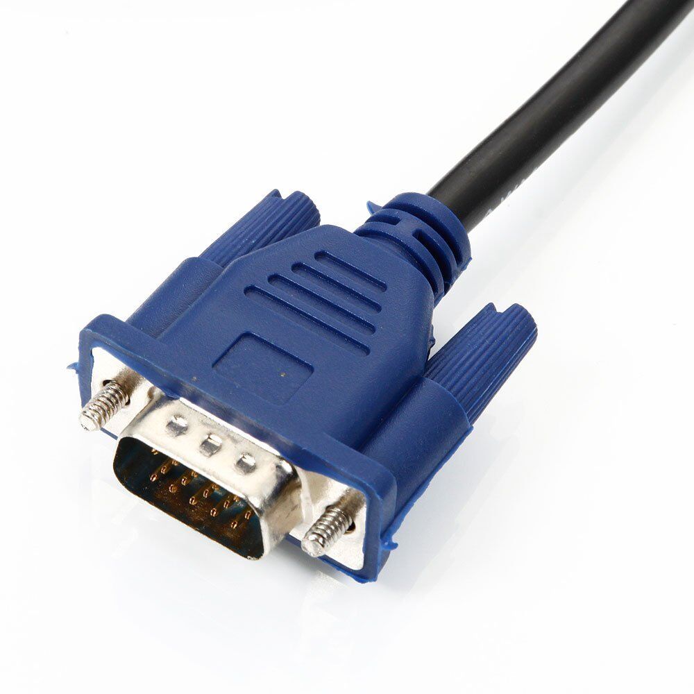 Brand New, LOT OF 2,  Super  SVGA,  VGA Monitor  Cable (Male to Male)