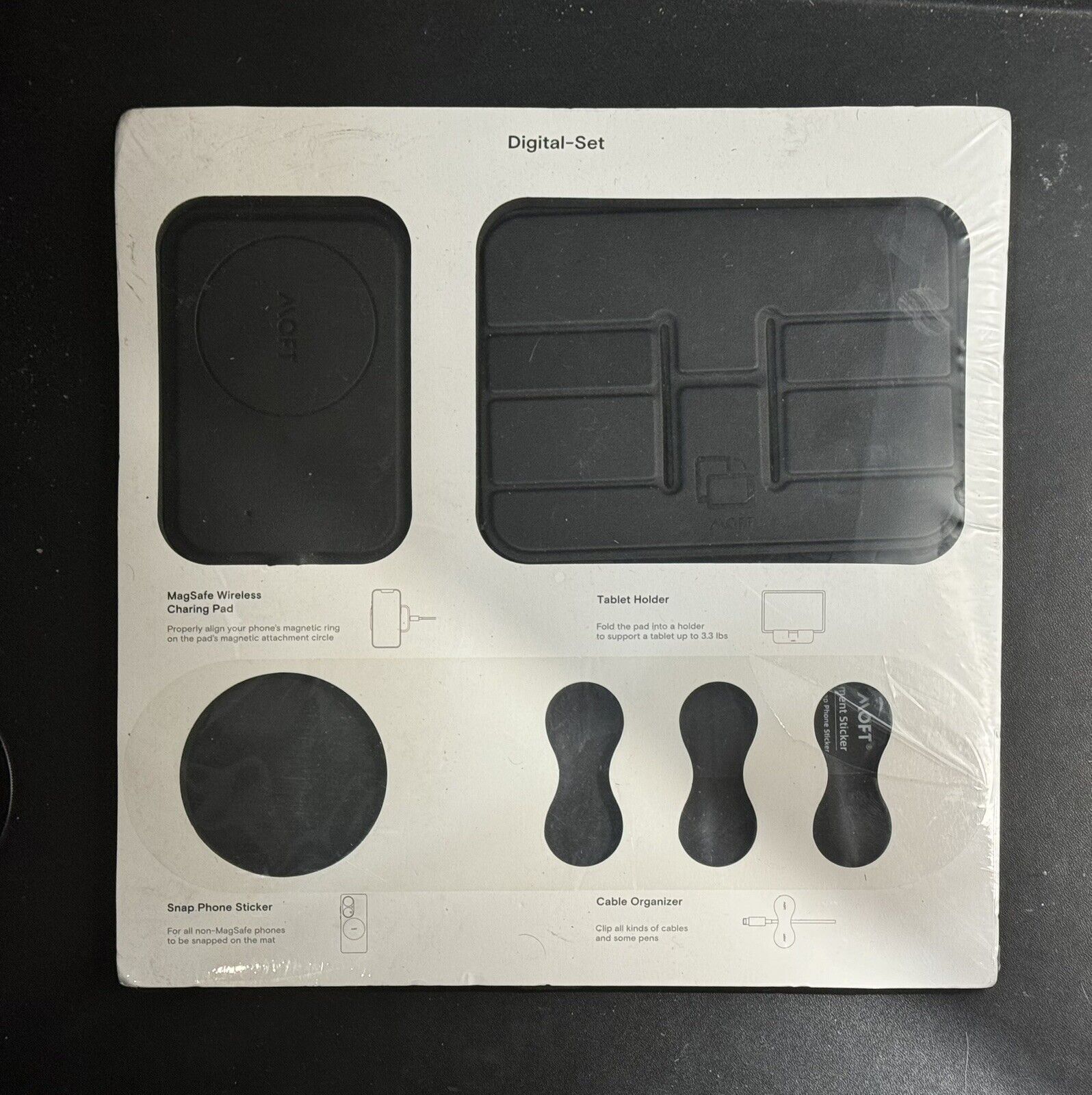 Moft Digital Set Accessories for Black MOFT Multifunctional Desk May - Brand New