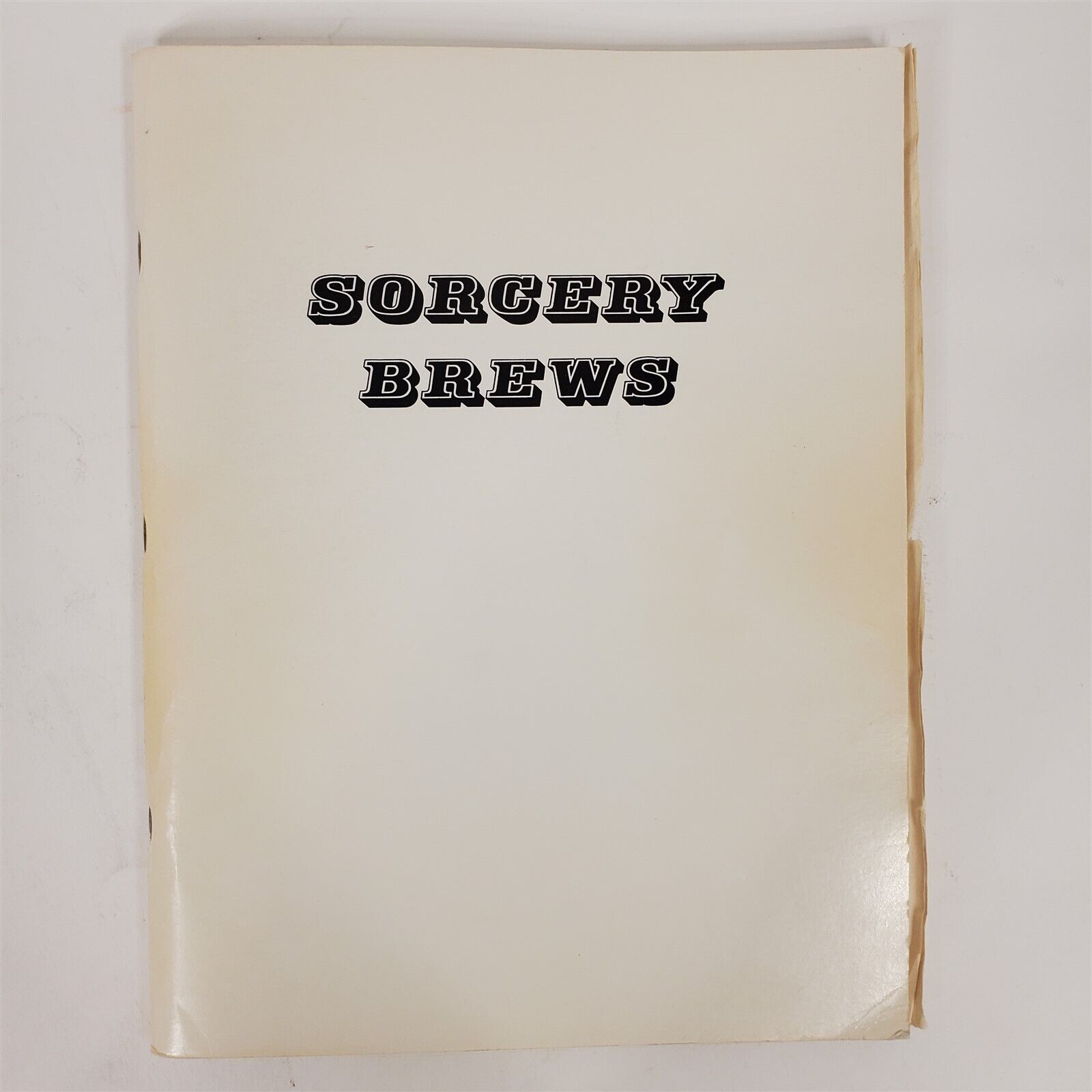 Rare Original Sorcery Brews by Howard Arrington 1981 for Exidy Sorcerer Computer