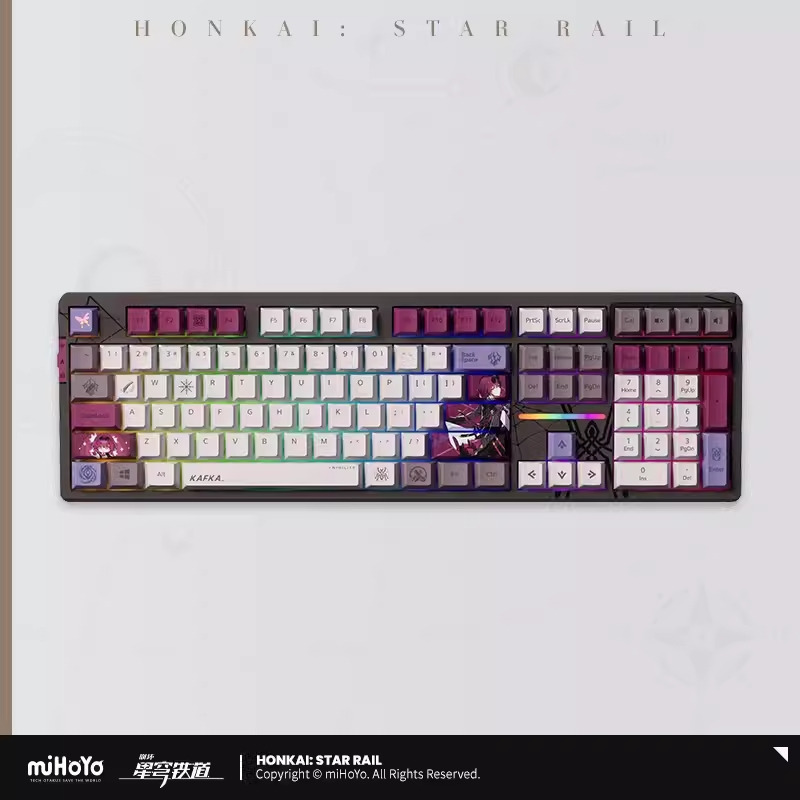Official Honkai: Star Rail Kafka RGB Mechanical Keyboard PBT Tri-Mode 87/108keys