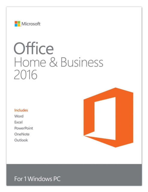 Microsoft Office Home & Business 2016 (1 License) - Full Version for Windows...