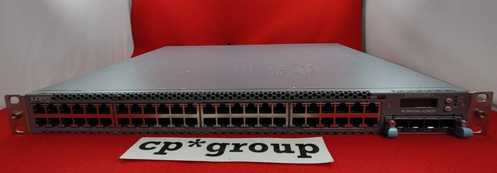 Juniper 48-Port PoE GbE Network Switch w/ 4-Port 10GB SFP+ Module EX4300-48P