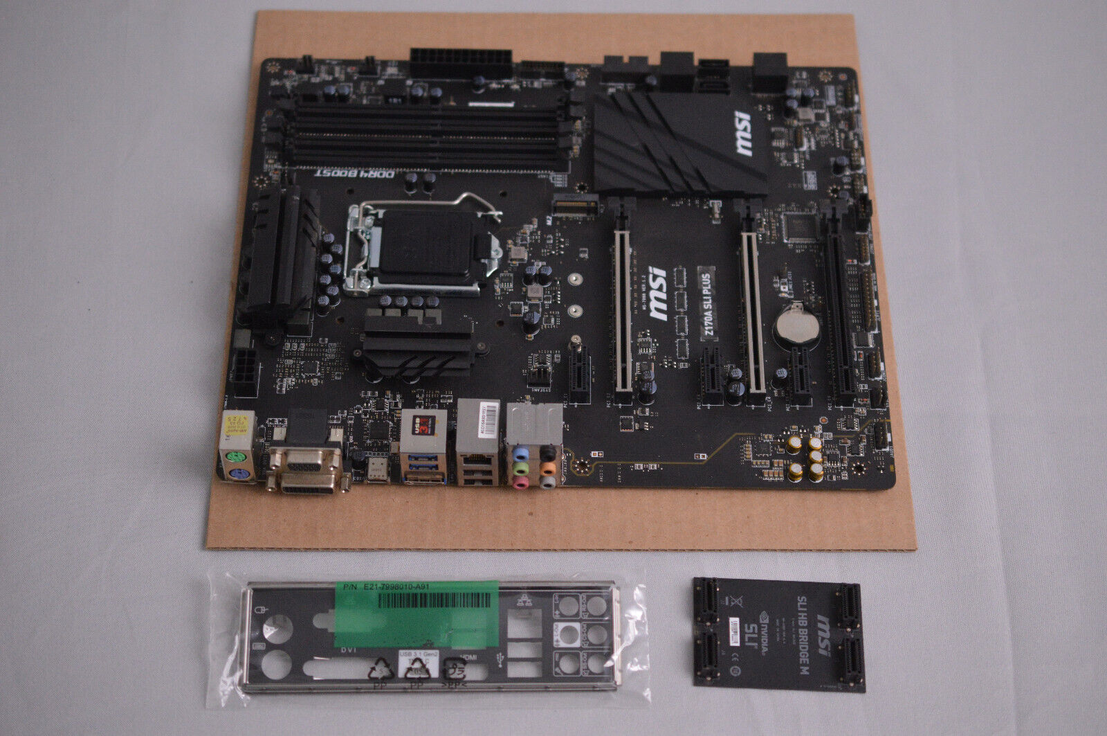 MSI Z170a SLI Plus Motherboard - Tested Working