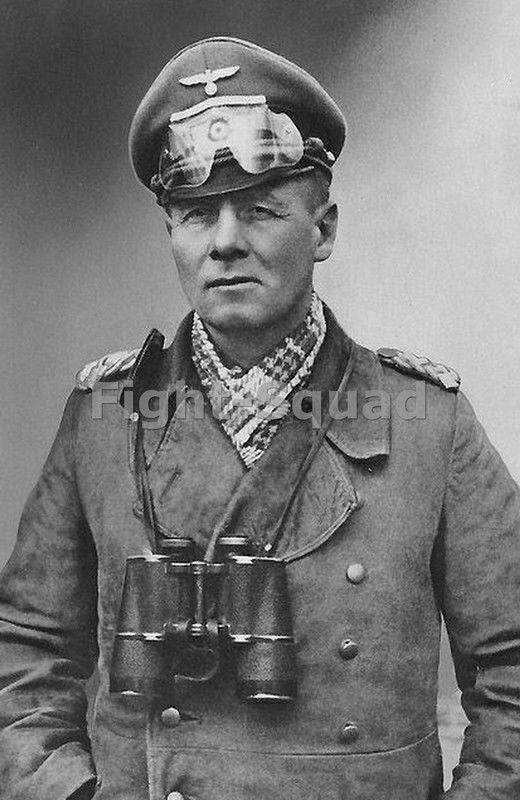 WW2 Picture Photo Field Marshal Erwin Rommel Desert Fox North Africa 1942 1184