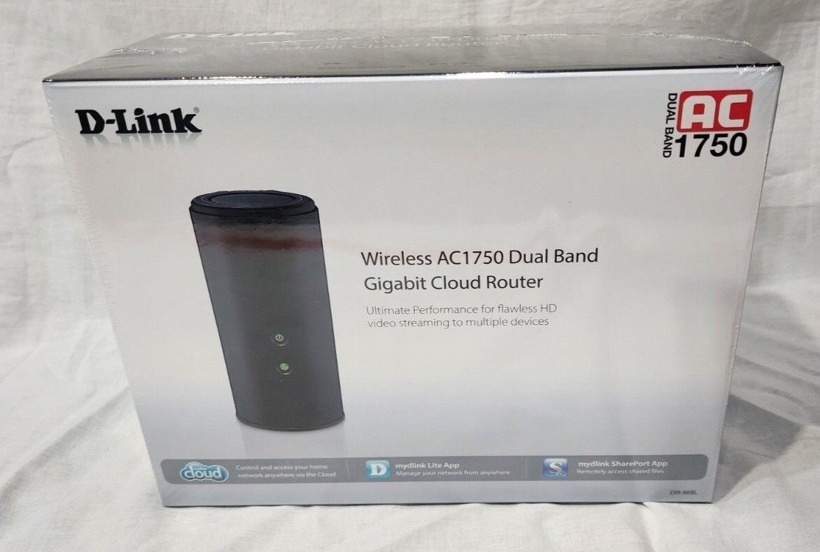 D-Link Wireless AC Smartbeam 1750 Mbps Wireless Router Dual-Band Gigabit