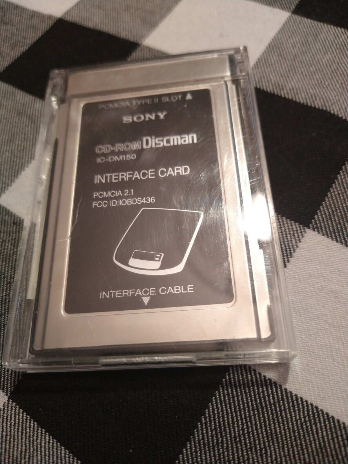 Sony PCMCIA PC Card CD-ROM Discman IC-DM150 PRD-650 Portable Drive