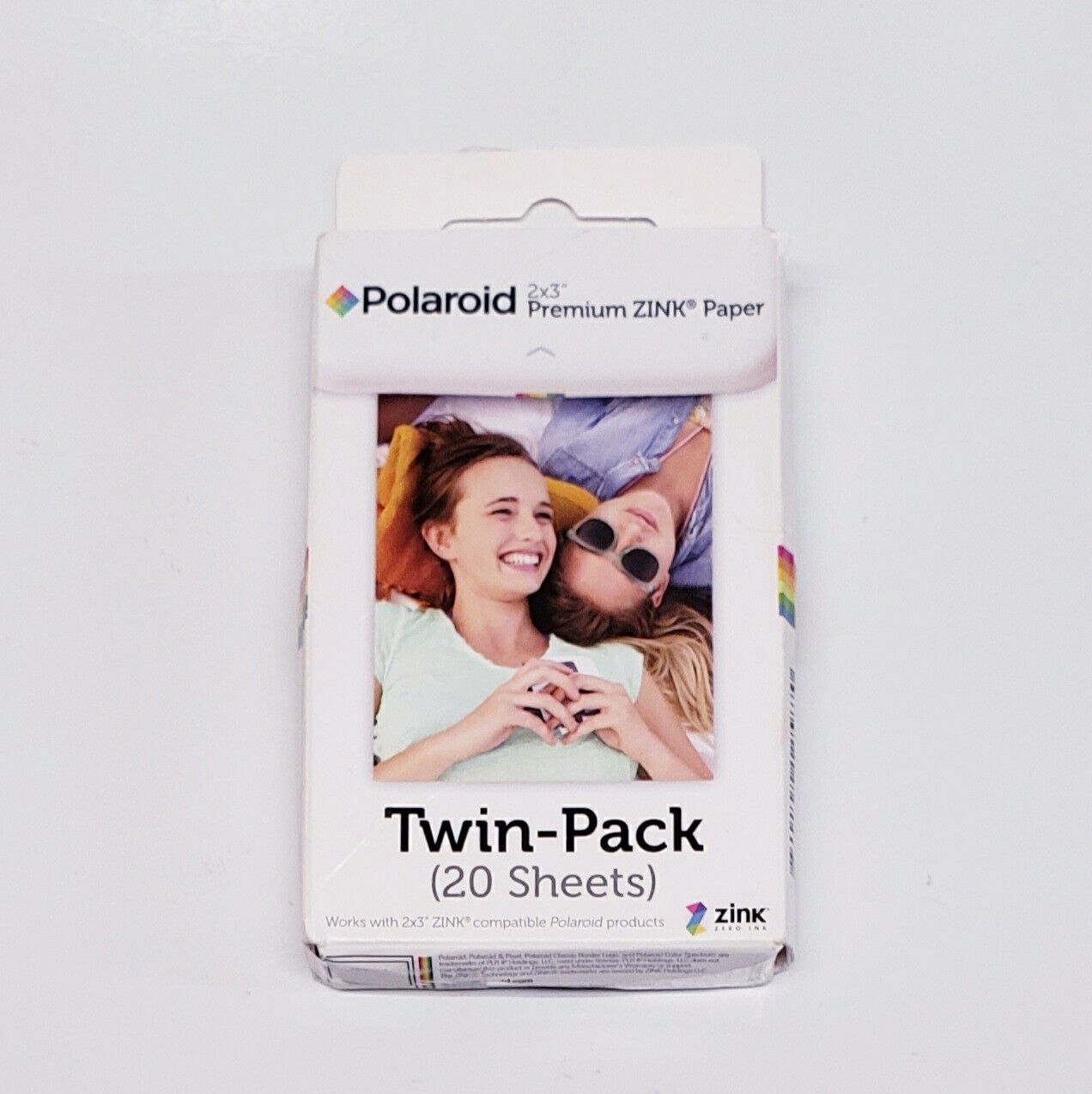Polaroid 2x3 inch Premium ZINK Photo Paper TWIN PACK (20 Sheets) New