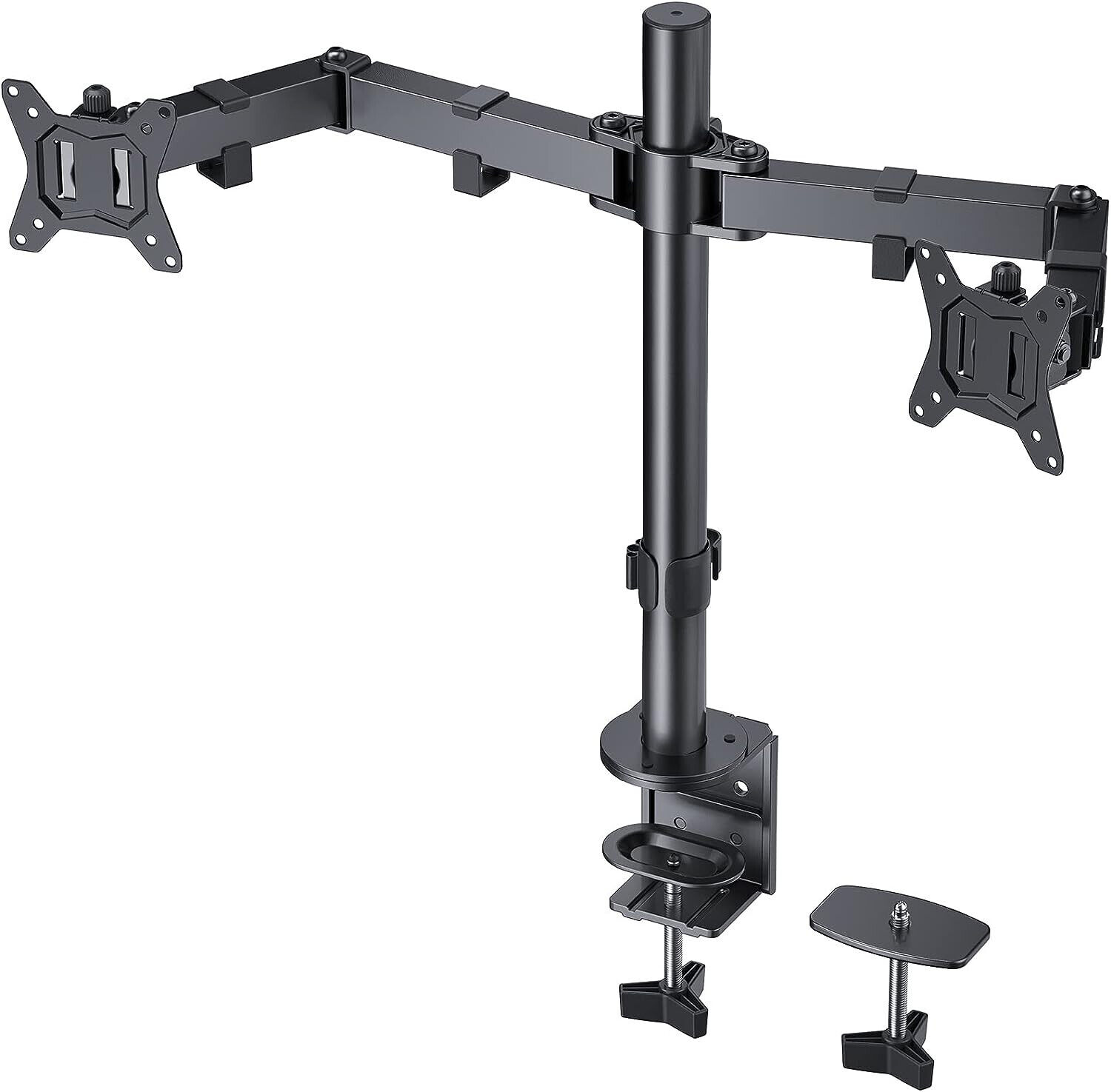 Irongear Dual Monitor Stand for 17-32 inch Screens,Heavy Duty Fully Adjustable M