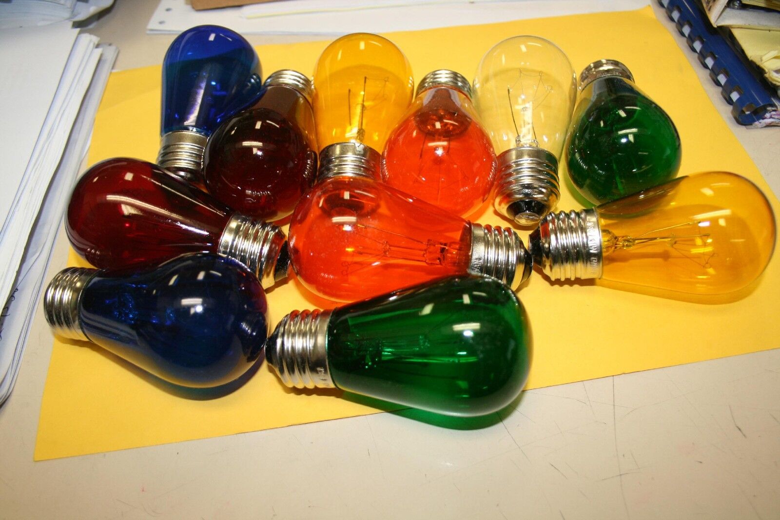 GLOBES LAMPS COLOURED ES 110 120 Volt ROWE R-92 R-83 jukebox bulb ROCK-OLA RARE