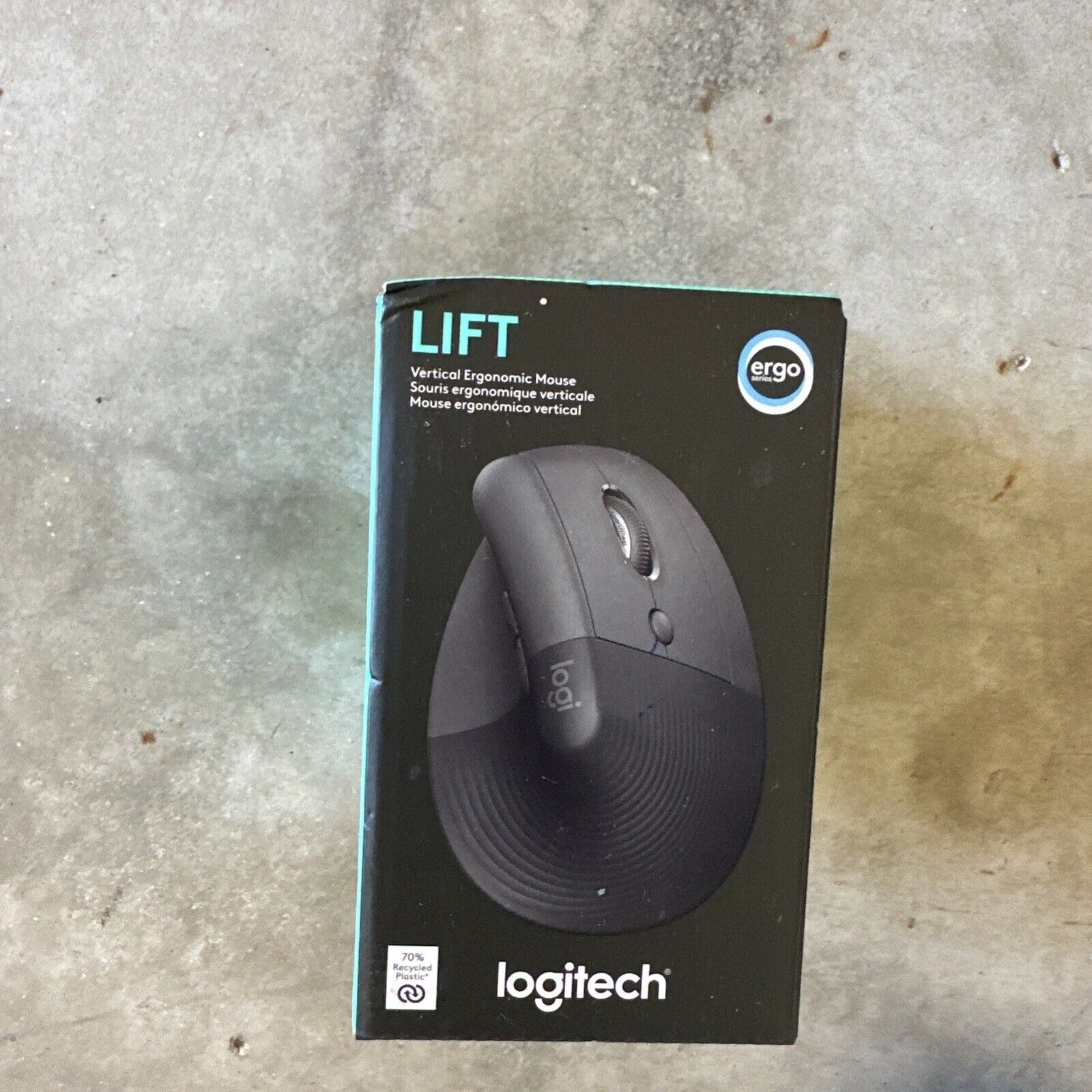 Logitech Lift Vertical Ergonomic Mouse Wireless Bluetooth - Black (910-006466)