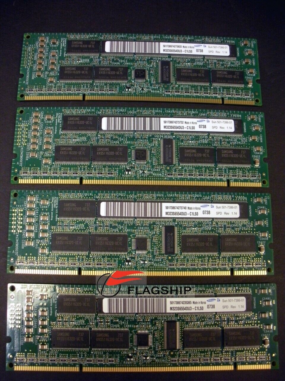 Sun X7056A-Z 4GB (4x 1GB) Memory Kit (501-7386)