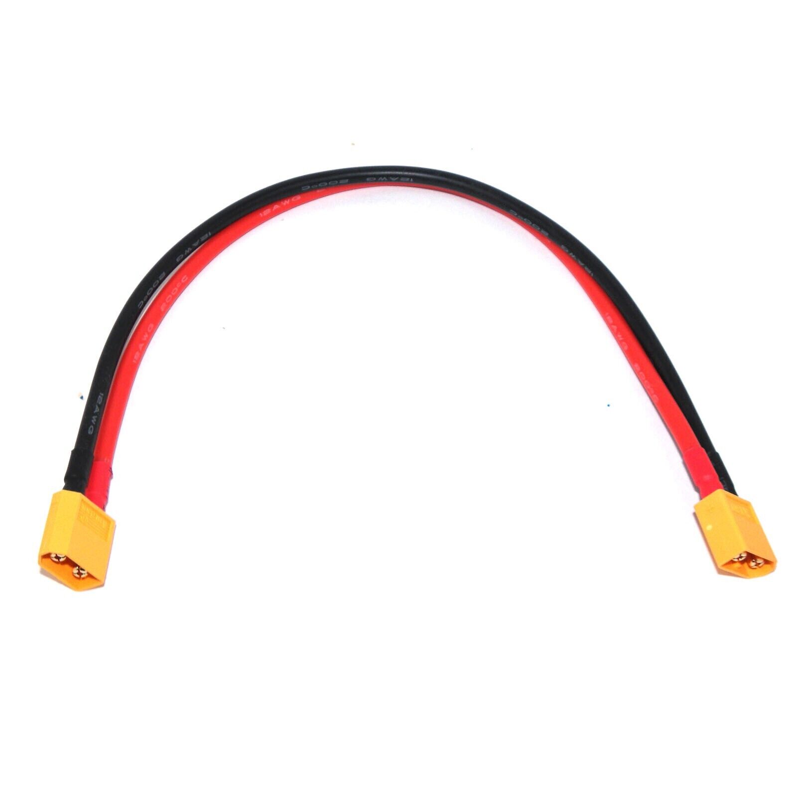 Charging Extension Cable FOR XT60 Male to Male 12AWG Silicone Cord 30CM XT60