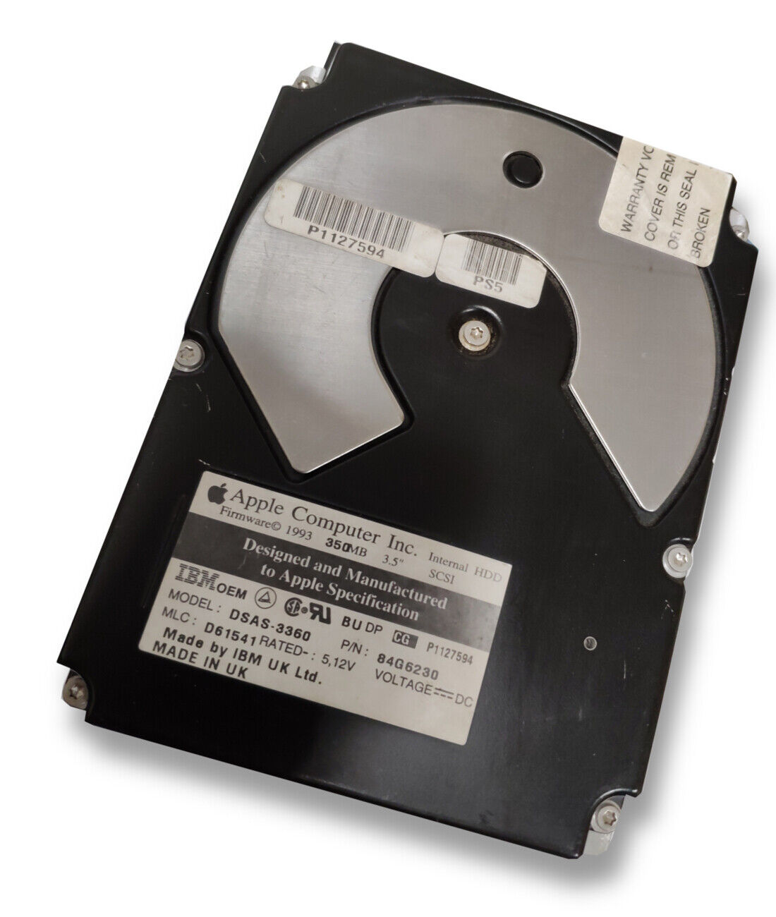 IBM Deskstar DSAS-3360 P/N: 3oz6230 360 MB