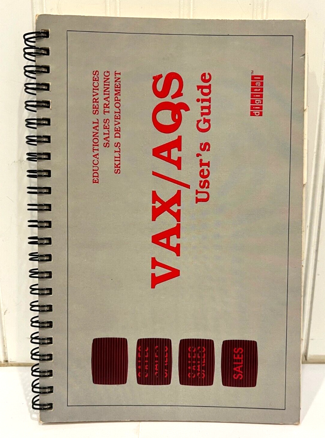 Vintage Digital Equipment Coprporat DEC VAX/AQS User's guide - Sales Training