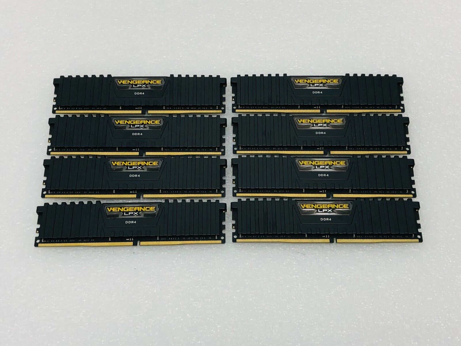 LOT OF 8 Corsair Vengeance LPX CMK128GX4M8X3600C18 128GB (8x16GB) DDR4 Memory