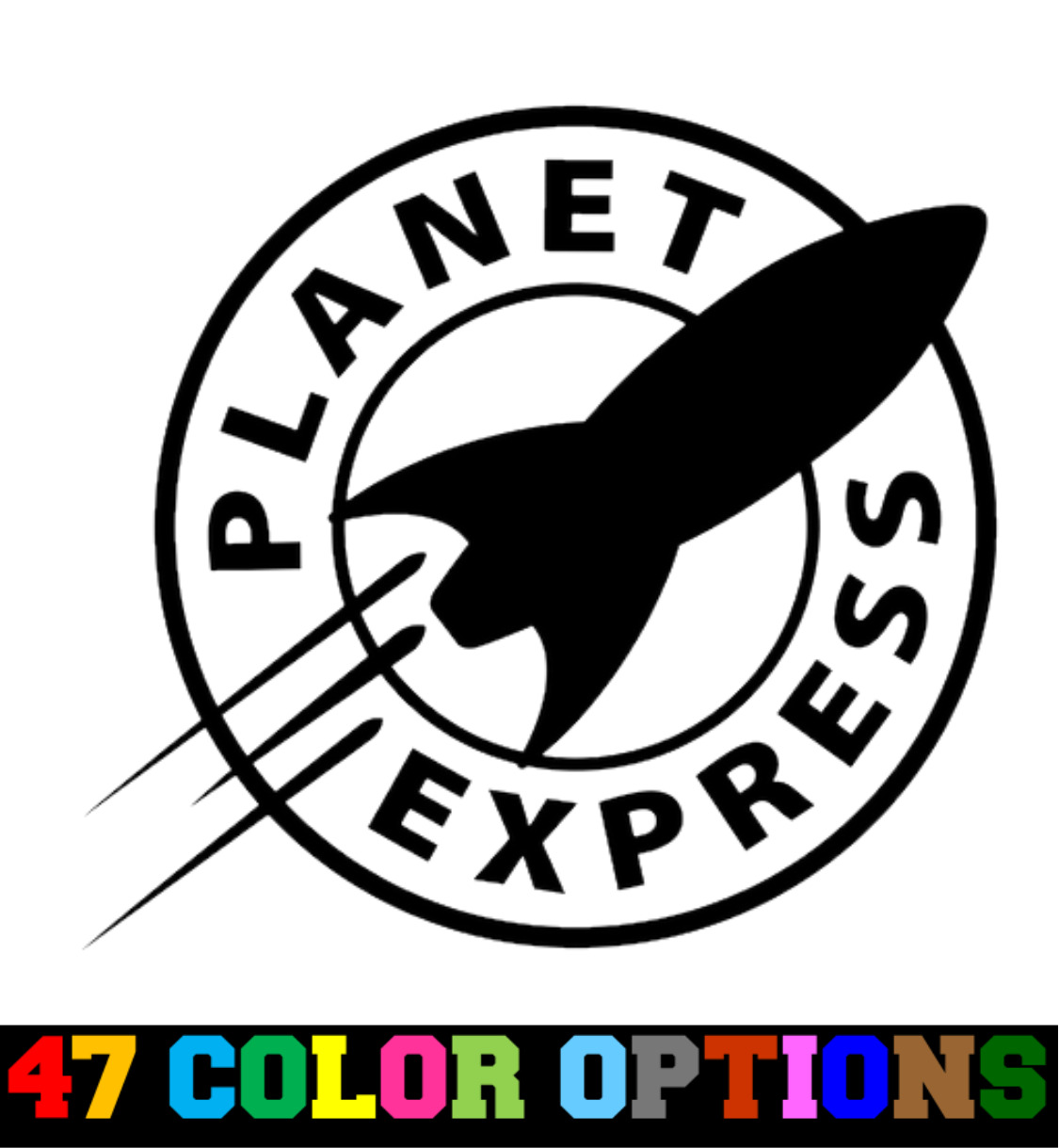 Vinyl Decal Truck Car Sticker Laptop - Television Futurama Planet Express