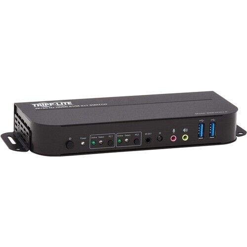 Tripp Lite by Eaton 2-Port HDMI/USB KVM Switch - 4K 60 Hz, HDR, HDCP 2.2, IR, US