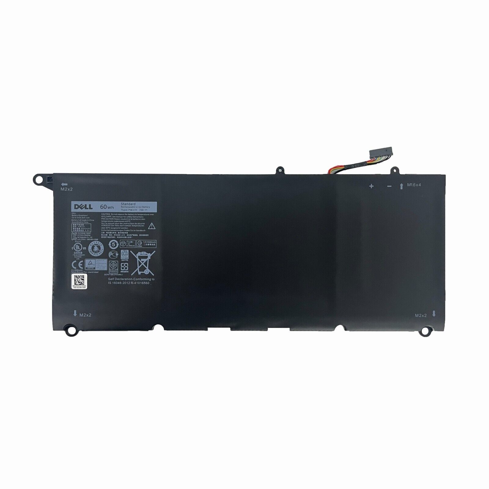 NEW Genuine 60Wh PW23Y Battery For Dell XPS 13 9360 0RNP72 0TP1GT RNP72 TP1GT US