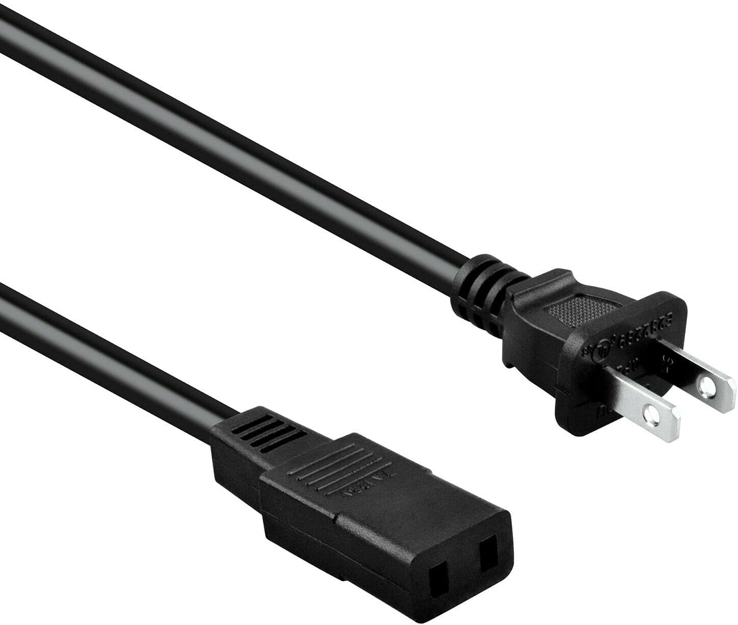 KONKIN BOO 8ft 2-Prong Square AC Power Cord Cable Lead for Roland Alpha Juno 1 &