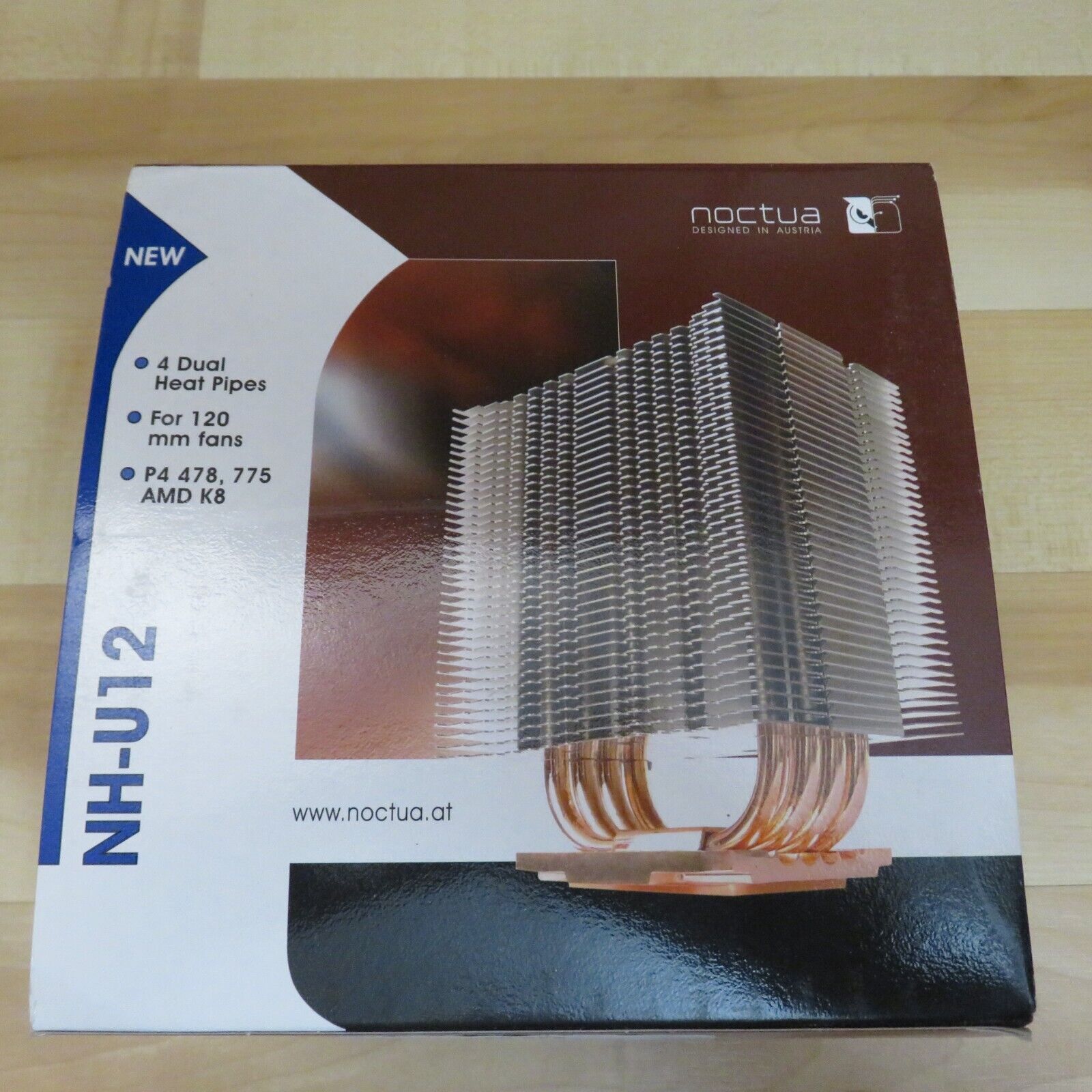 Noctua NH-U12 120mm Single-Tower CPU Cooler 4 Dual Heat Pipes for 120 mm fan