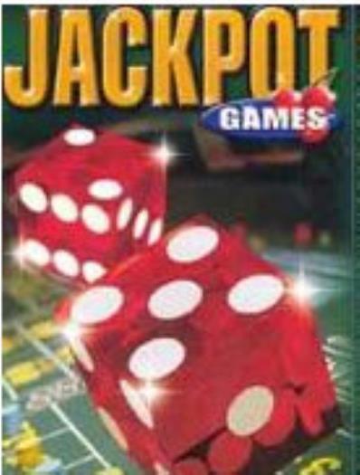 Jackpot Games 2000 PC CD casino gambling progressive slot machines & cards set