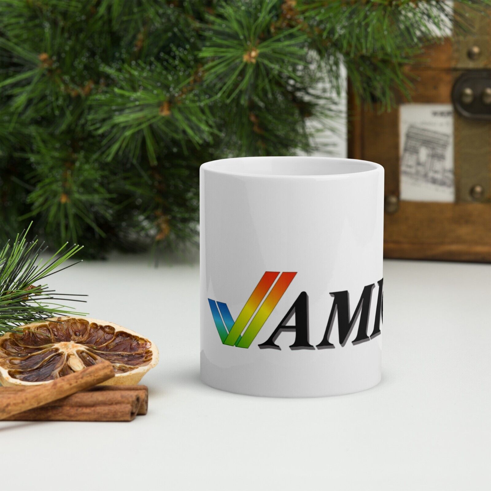 Commodore Amiga Tumbler Mug - 11 Oz Coffee Mug - BEST GIFT FOR AMIGA FAN