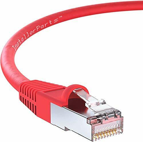 Ethernet Cable Cat6 Cable Shielded sstp/sftp Booted 15 Ft Red Professional 