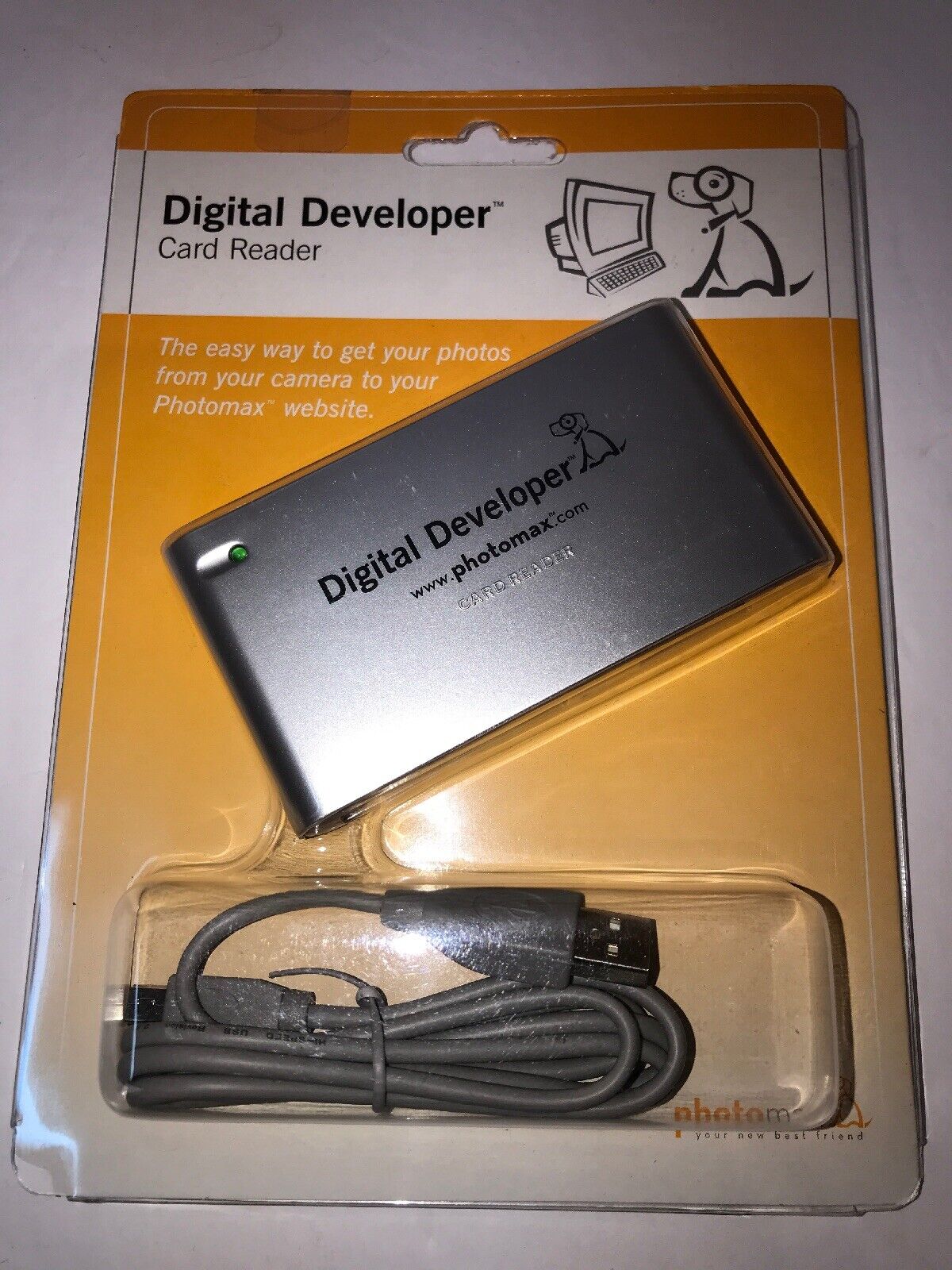 Digital Developer Card Reader With install CD Enclosed By Photomax