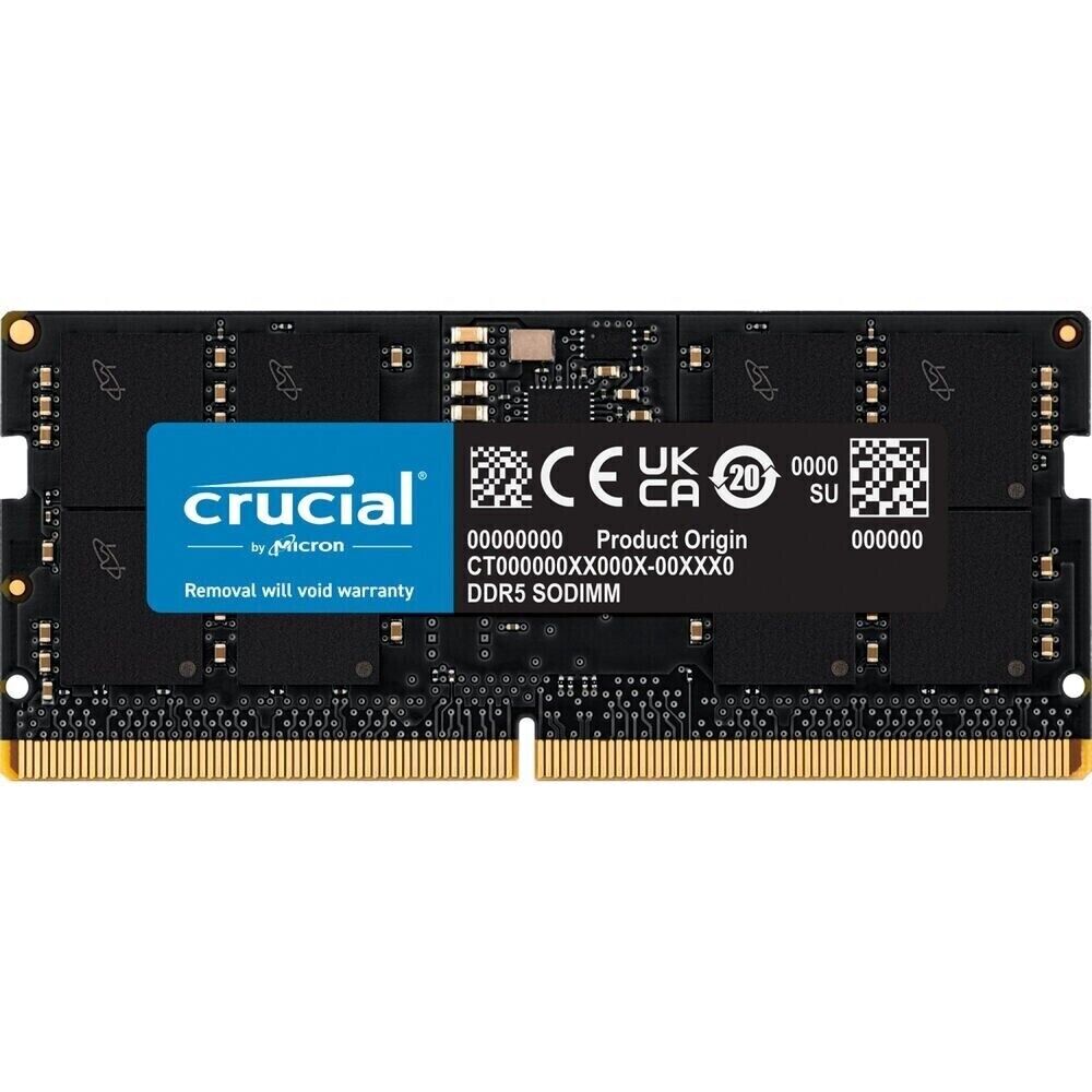 Crucial 32GB 262-Pin DDR5 SODIMM 5600 PC5-44800 Laptop Memory CT32G56C46S5