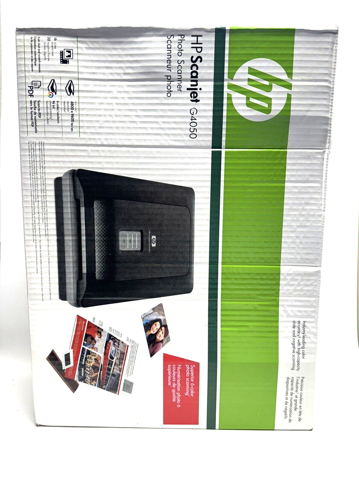 FACTORY HP Scanjet G4050 Photo Flatbed Scanner Slide & Negative 4800 X 9600 Dpi