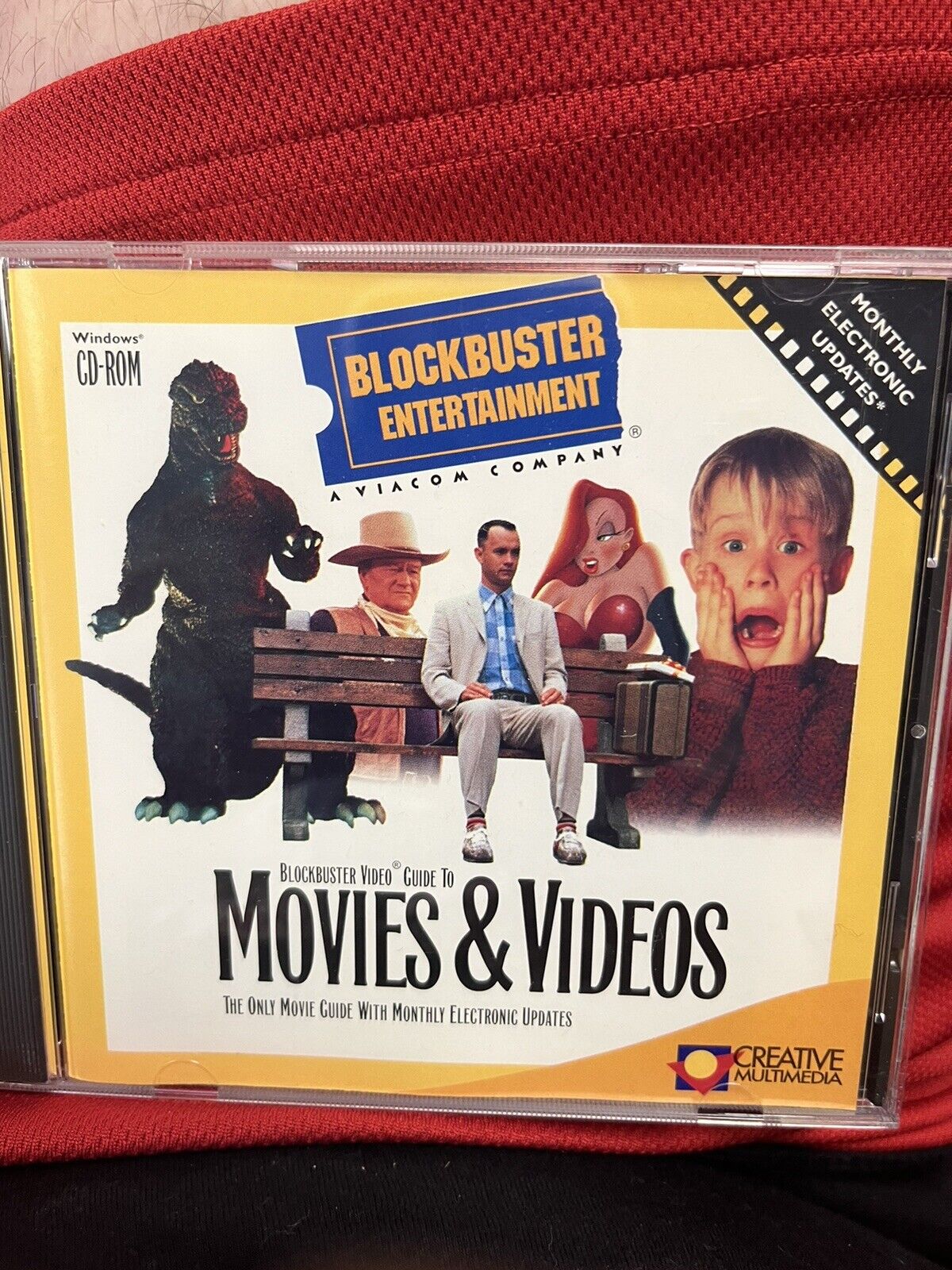 VINTAGE BLOCKBUSTER GUIDE TO MOVIES & VIDEOS - RARE PC WINDOWS CD-ROM
