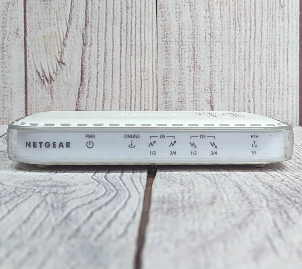 NETGEAR CMD31T-100NAS Docsis 3.0 Cable Modem 150 Mbps Tested Working Perfectly