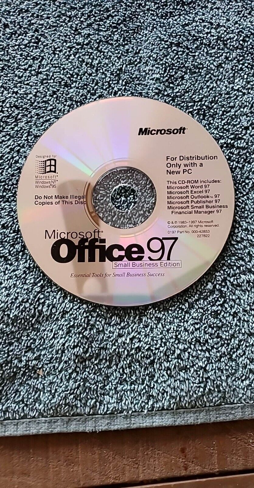 Vintage Microsoft Office 97 Small Business Edition